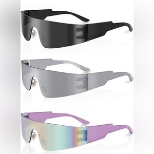 3  in a single purchase Cyber-Shield Collection-Midnight Black-Silver-Purple